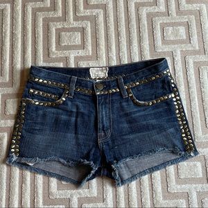 🎁 BRASS NAIL HEAD CUT OFF SHORTS